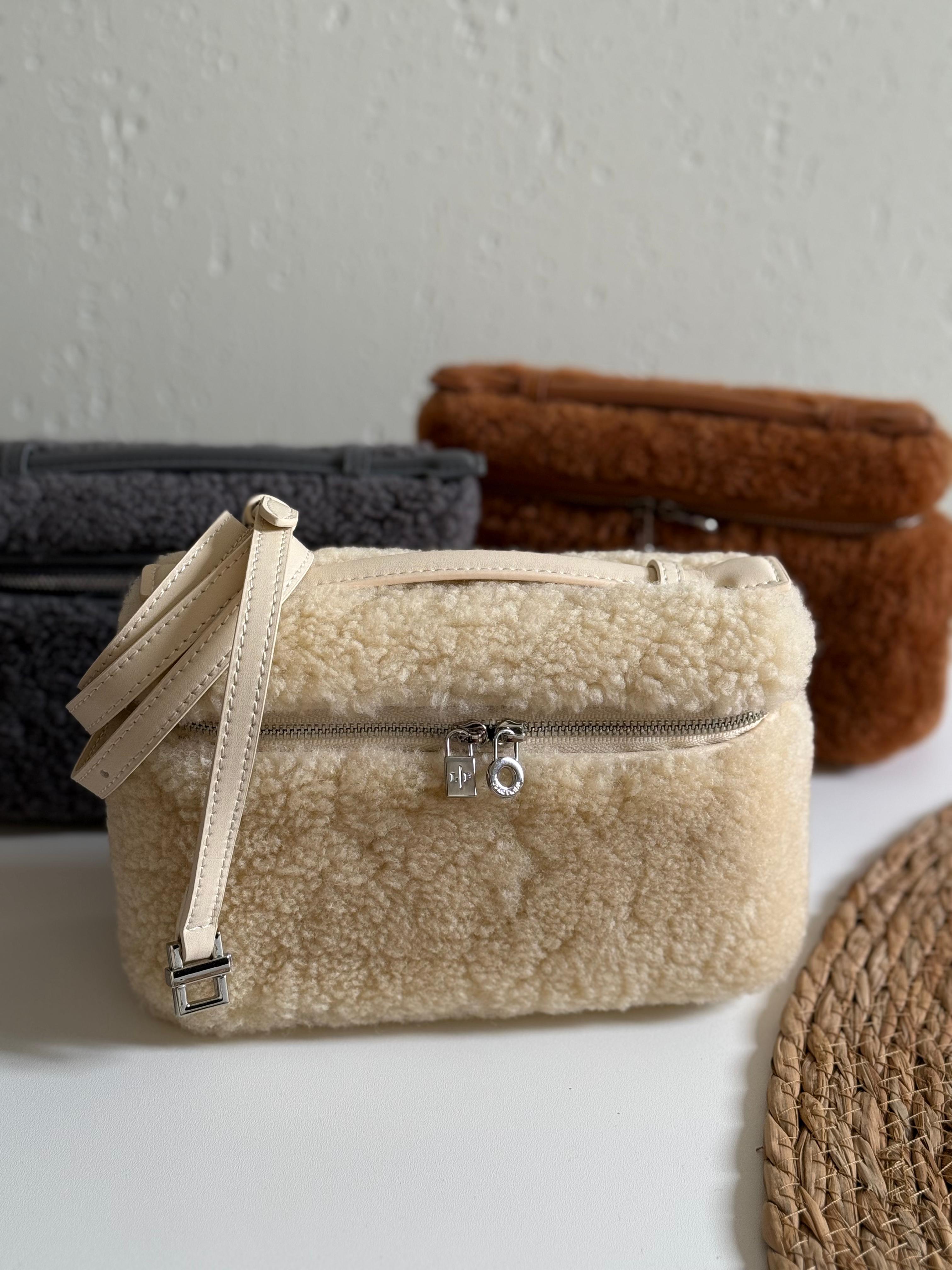 Faux Fur Top Handle