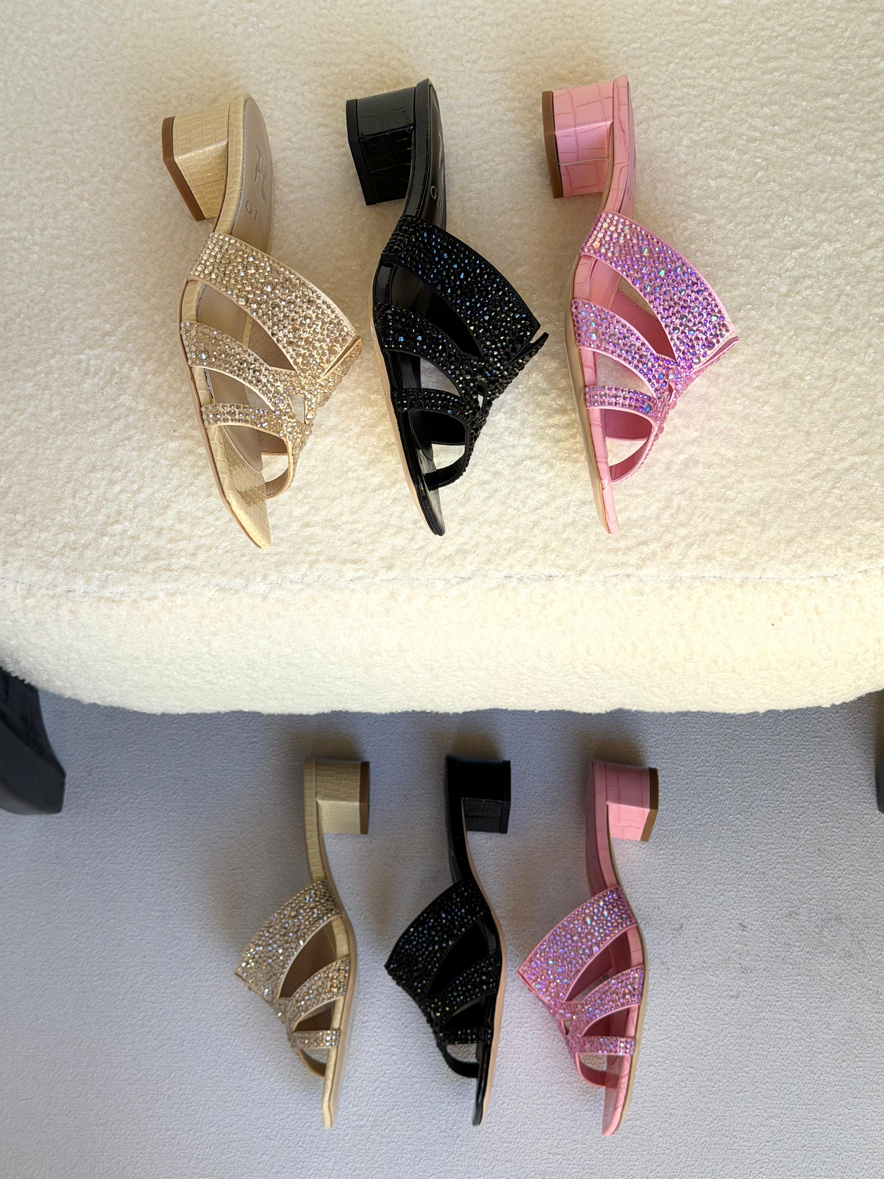 GINA LILA' Crystal Mules