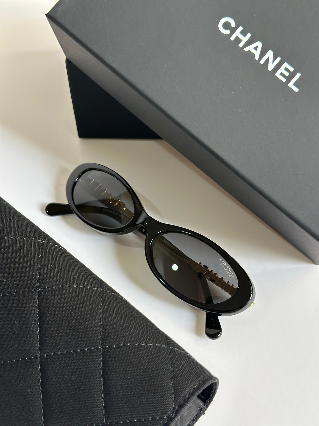 CHANEL Oval Sunglasses