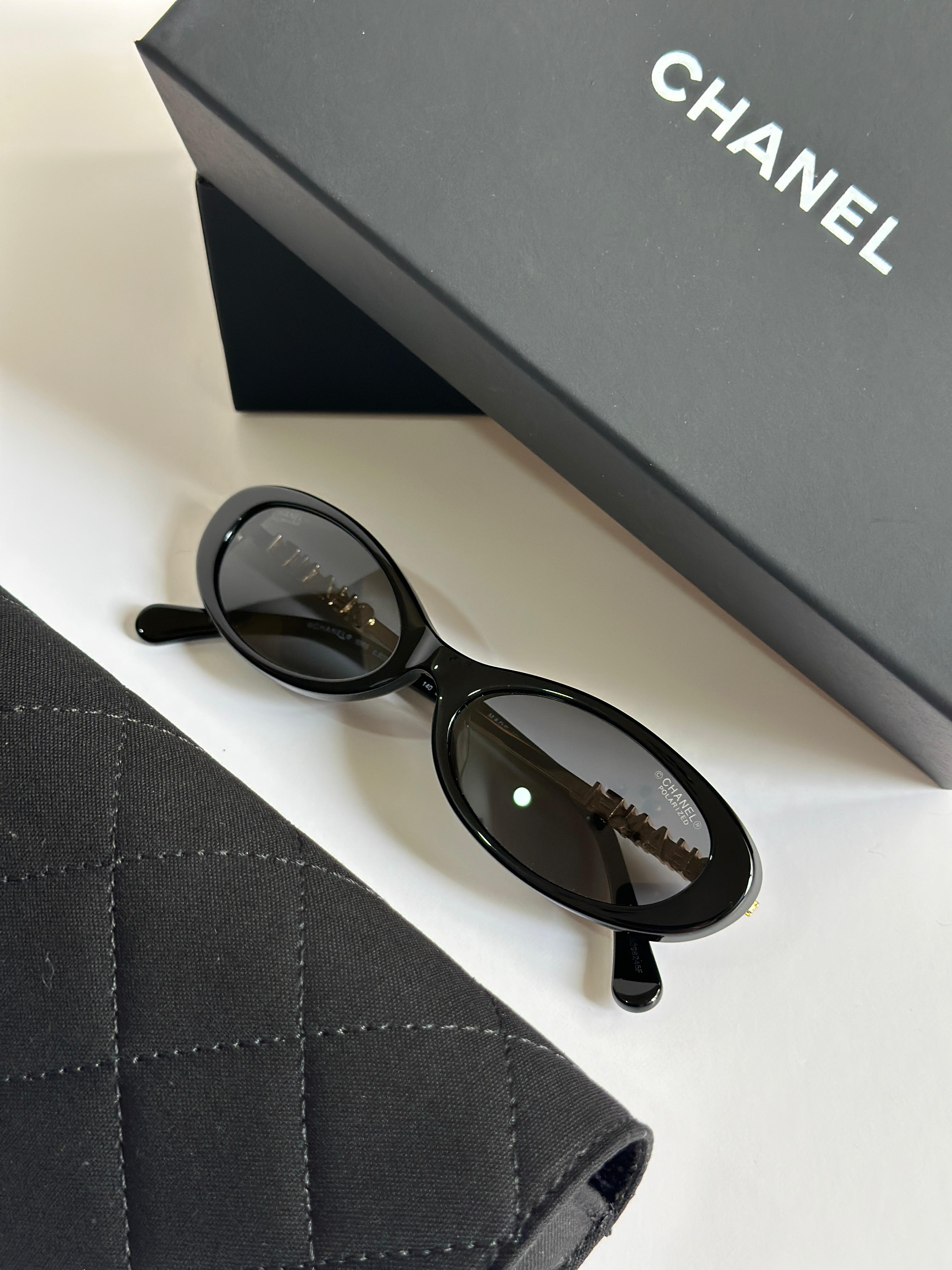 CHANEL Oval Sunglasses