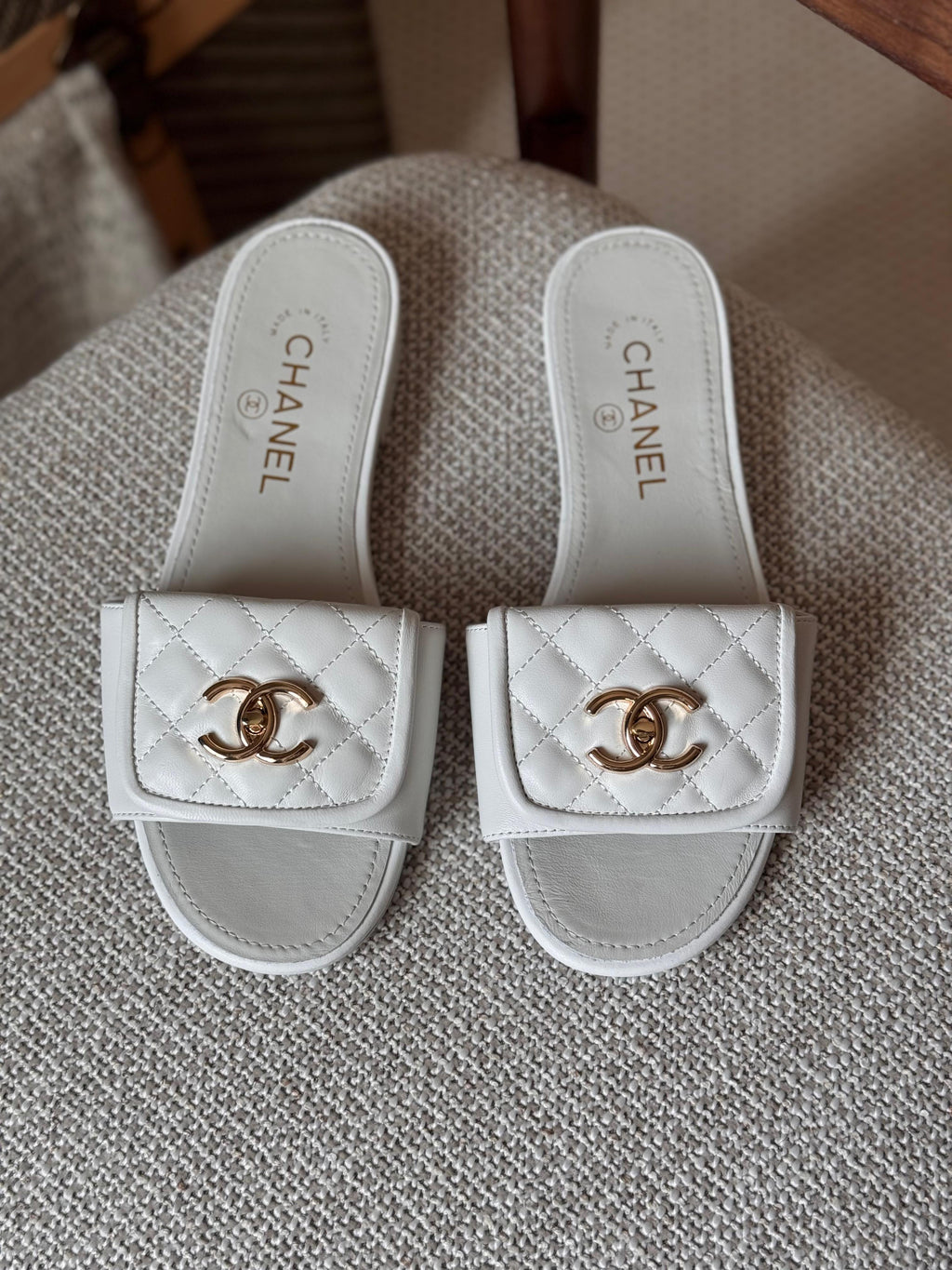 Chanel Lambskin Quilted CC