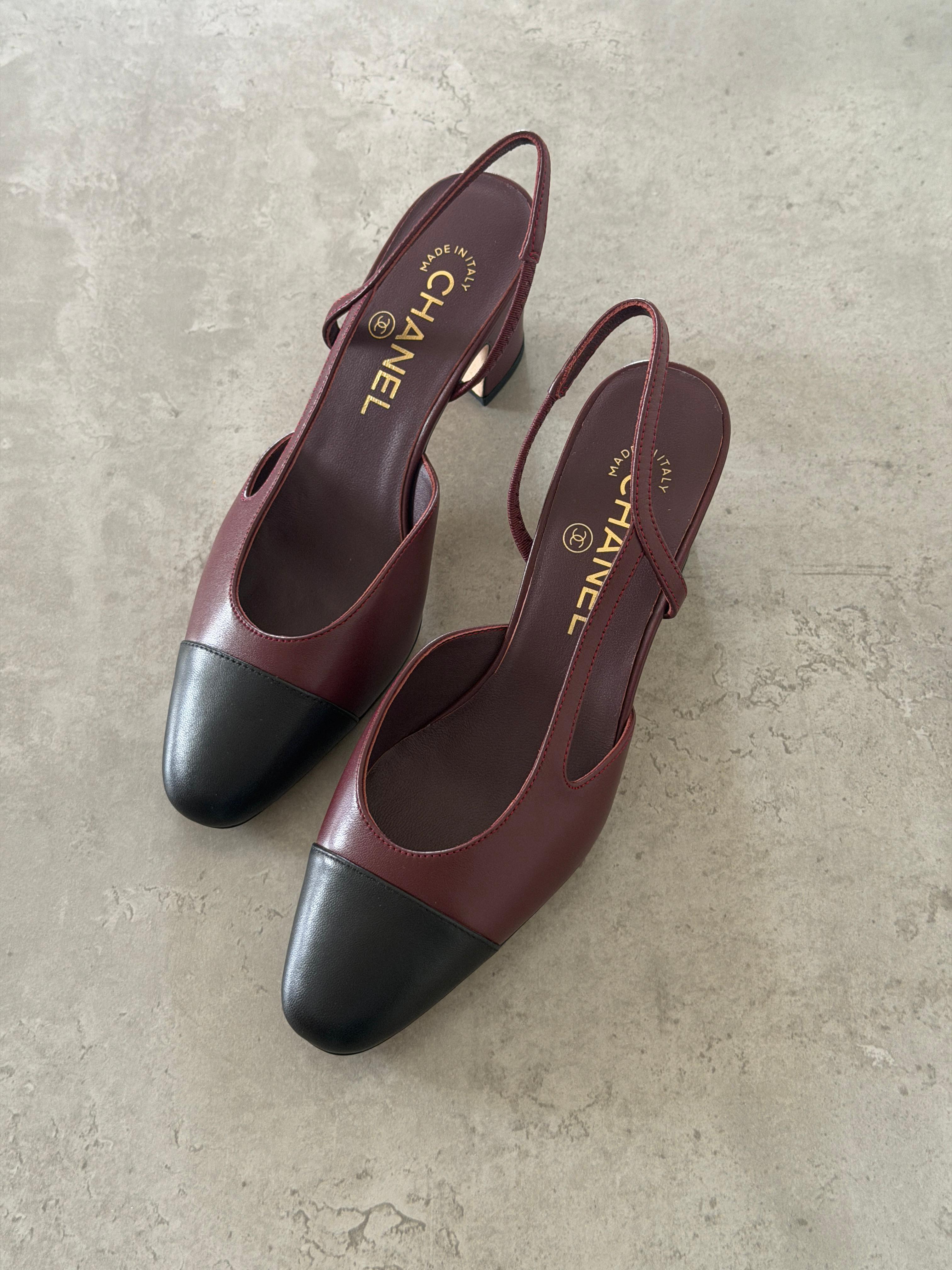 Chanel Heeled Slingbacks