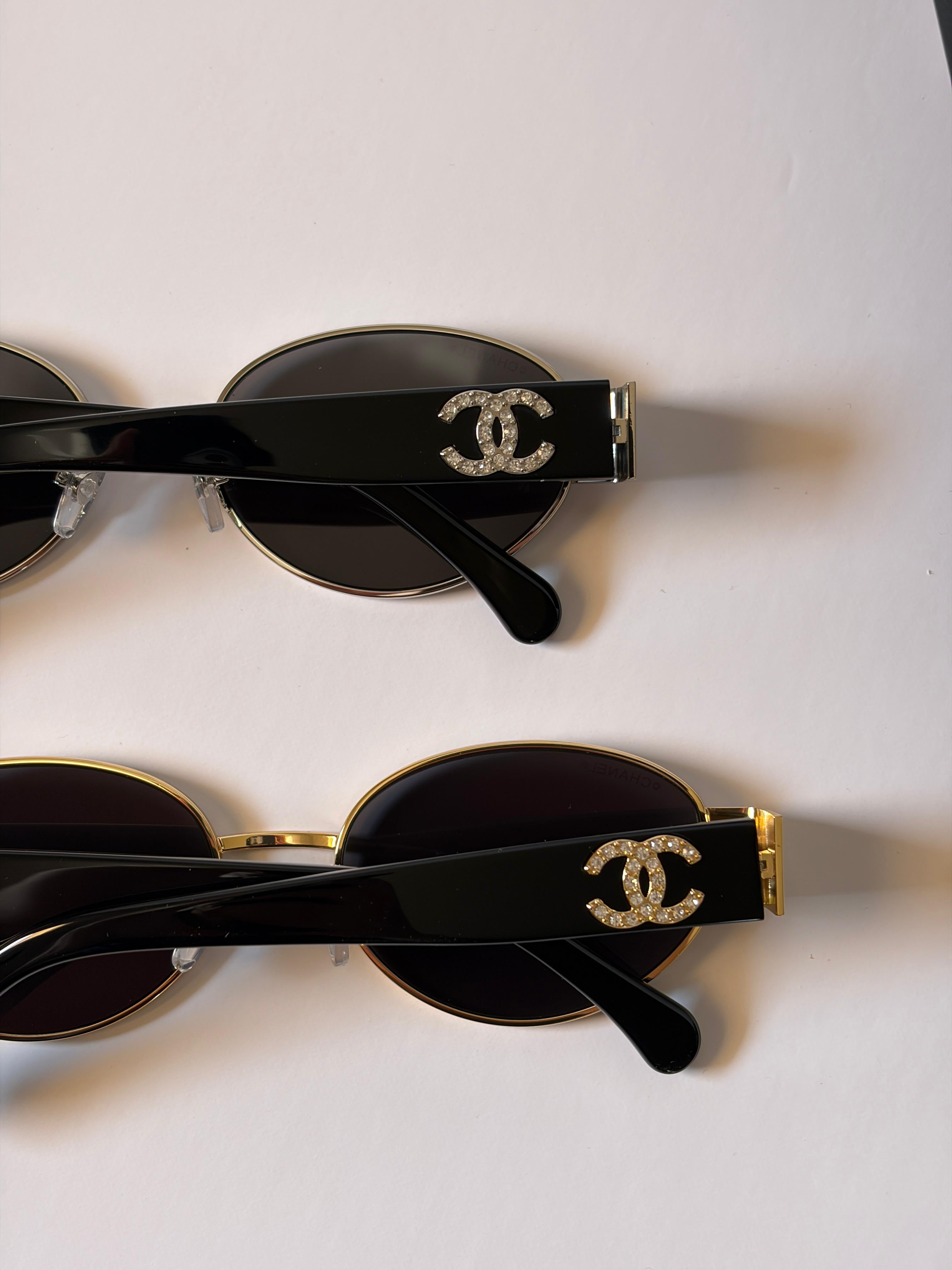 CHANEL Sunglasses: Oval