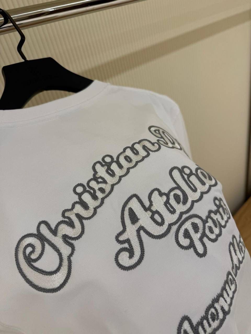Dior Cotton Pique Embroidered T-Shirt
