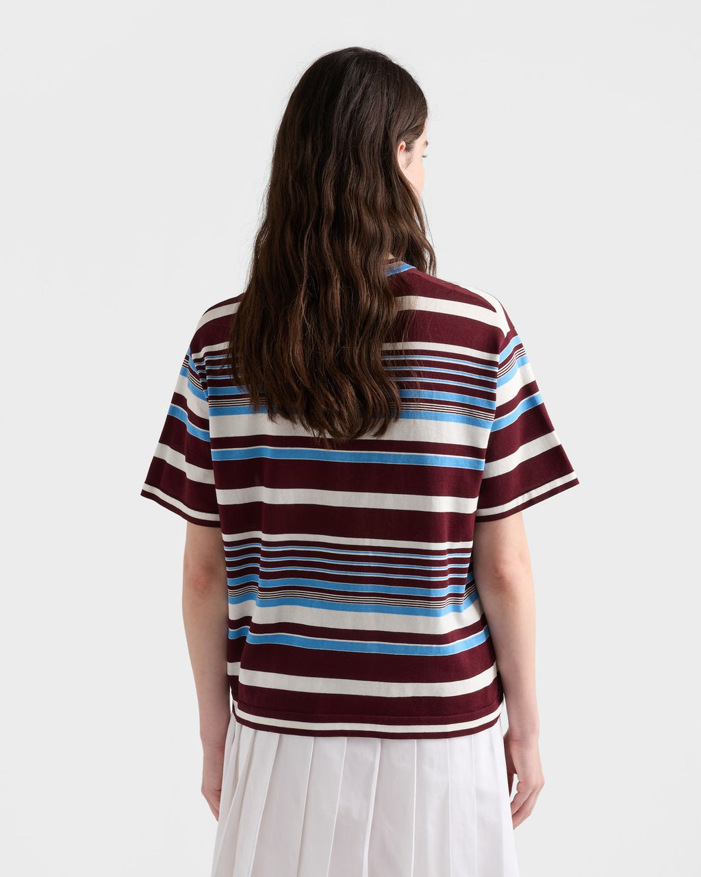 Prada Striped crew-neck T-shirt