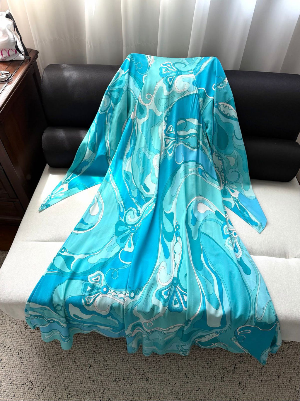 Pucci Multicolour Vivara Printed Kaftan in Silk