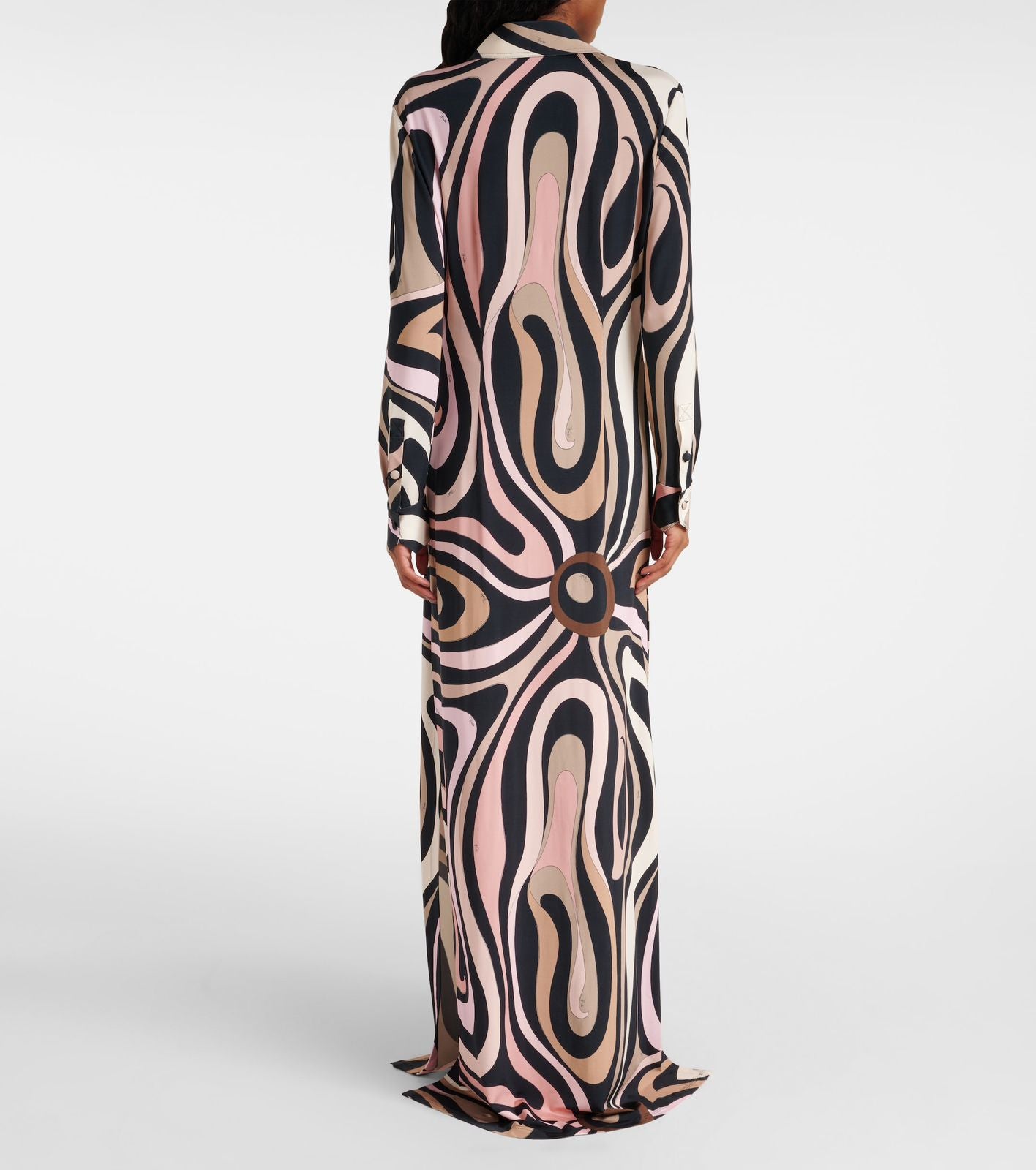 Pucci Multicolour Vivara Printed Kaftan in Silk
