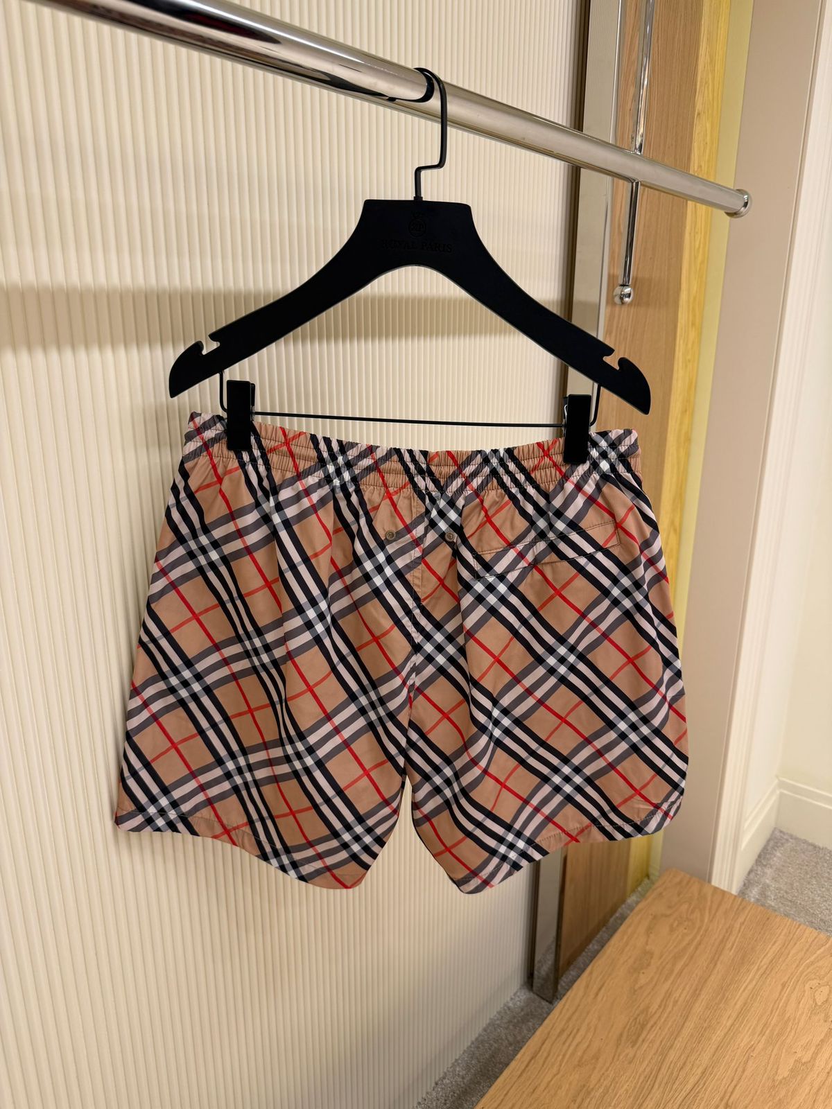 Burberry Neutral Logo Appliqué Vintage Shorts