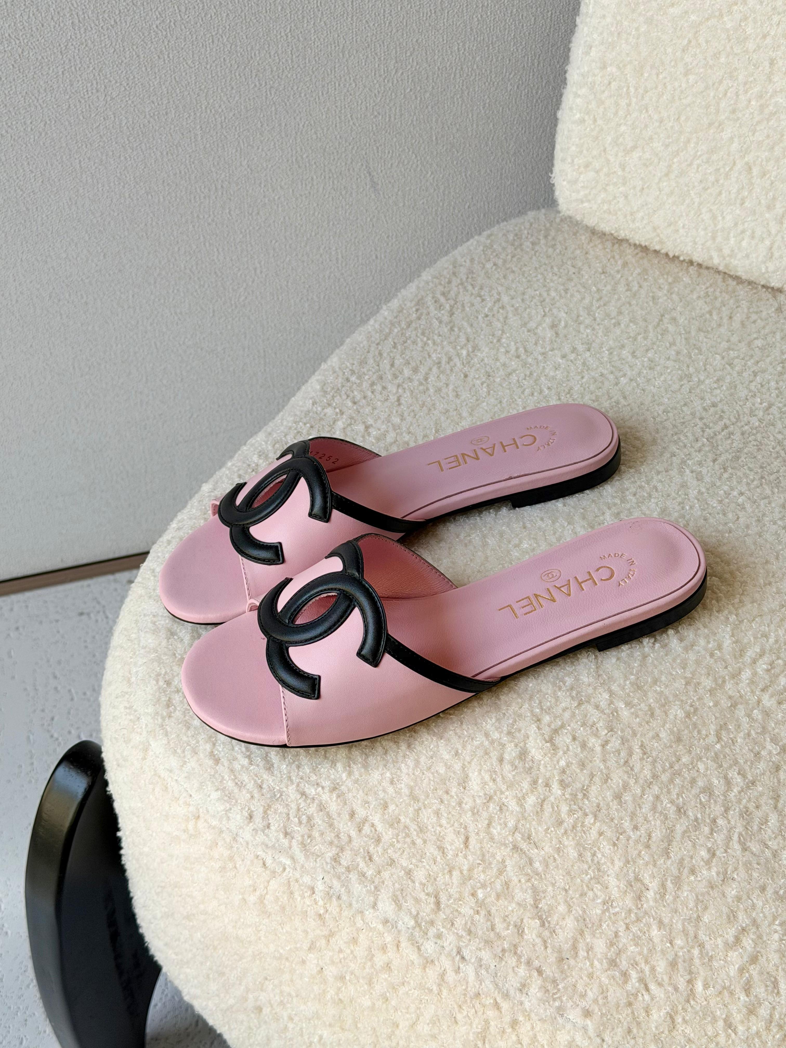 Chanel Lambskin Sandals