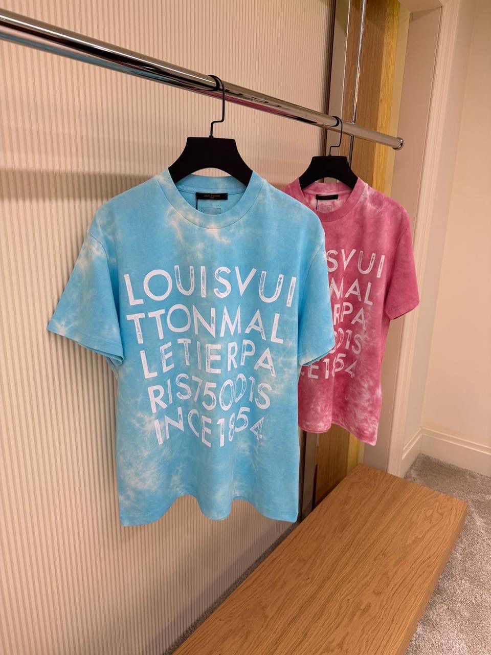 LV Tie-Dye Printed T-Shirt