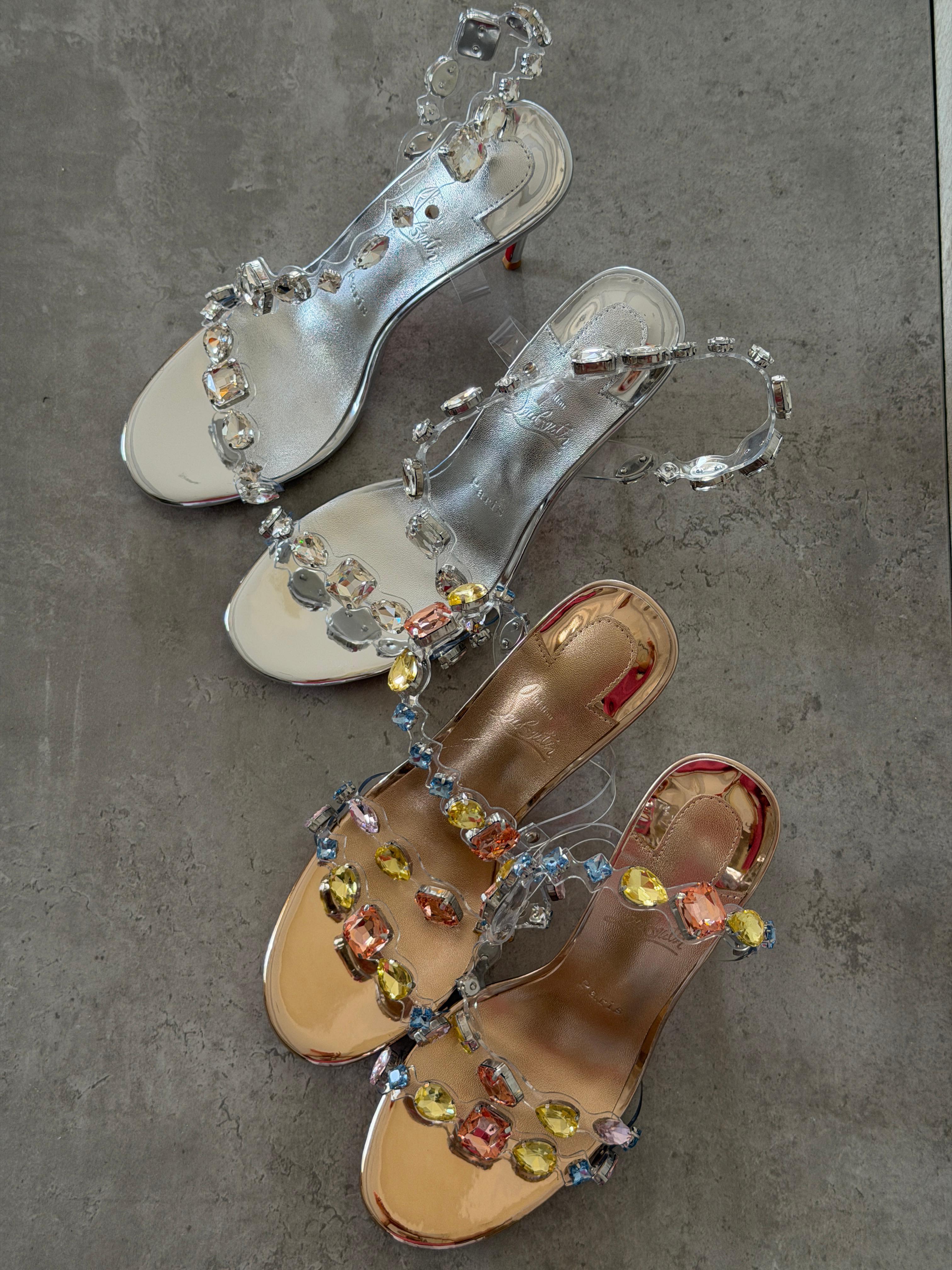 Christian Louboutin Rosa Jewel heel