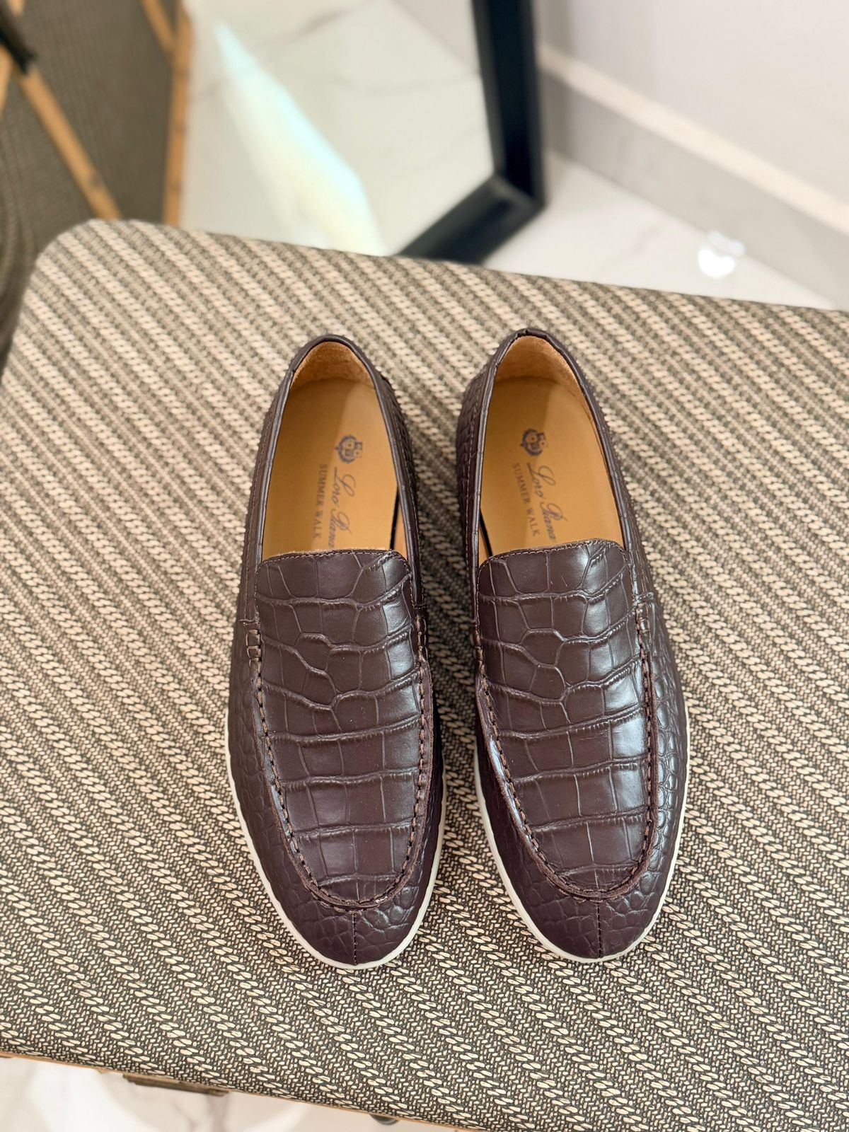 Loro Piana Crocodile Loafer