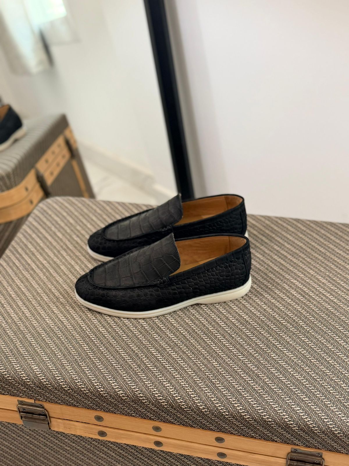 Loro Piana Crocodile Loafer