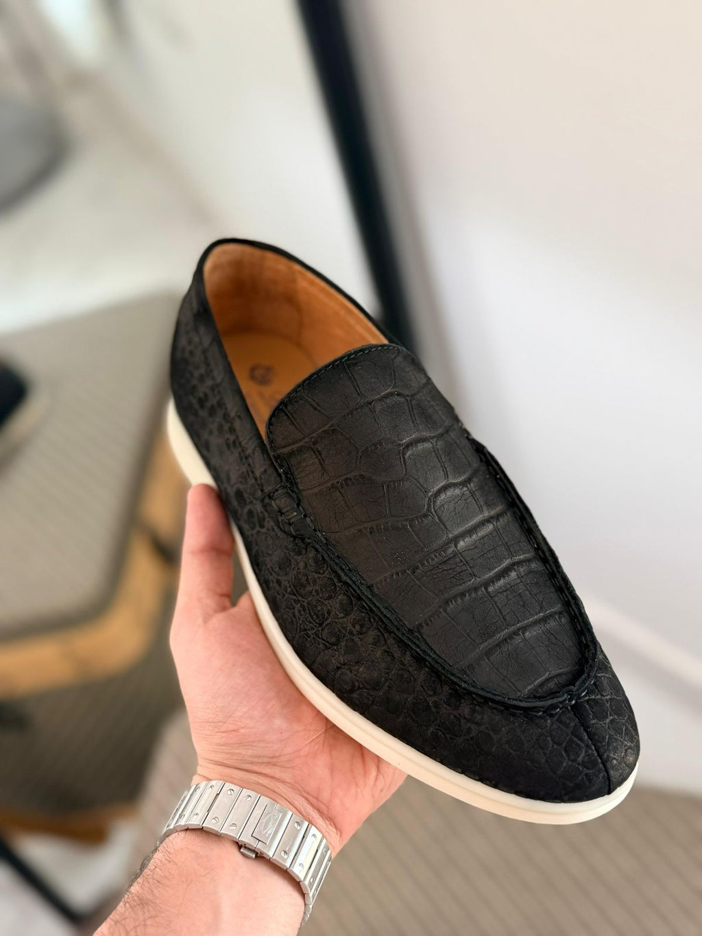 Loro Piana Crocodile Loafer