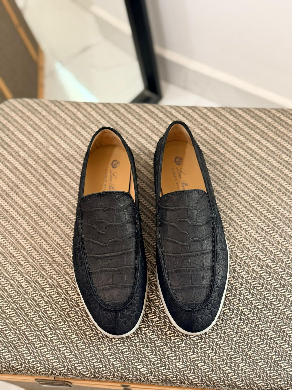 Loro Piana Crocodile Loafer