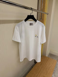 Dior T-Shirt With Daisy Embroidery