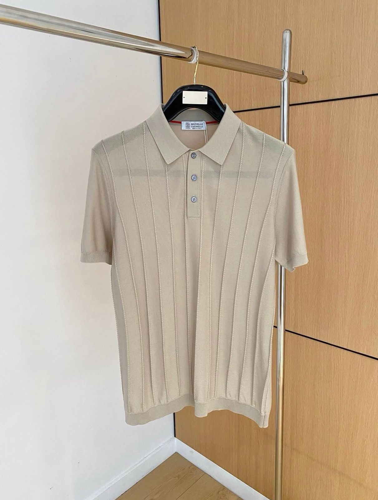 Brunello Cucinelli Knitted Polo Shirt