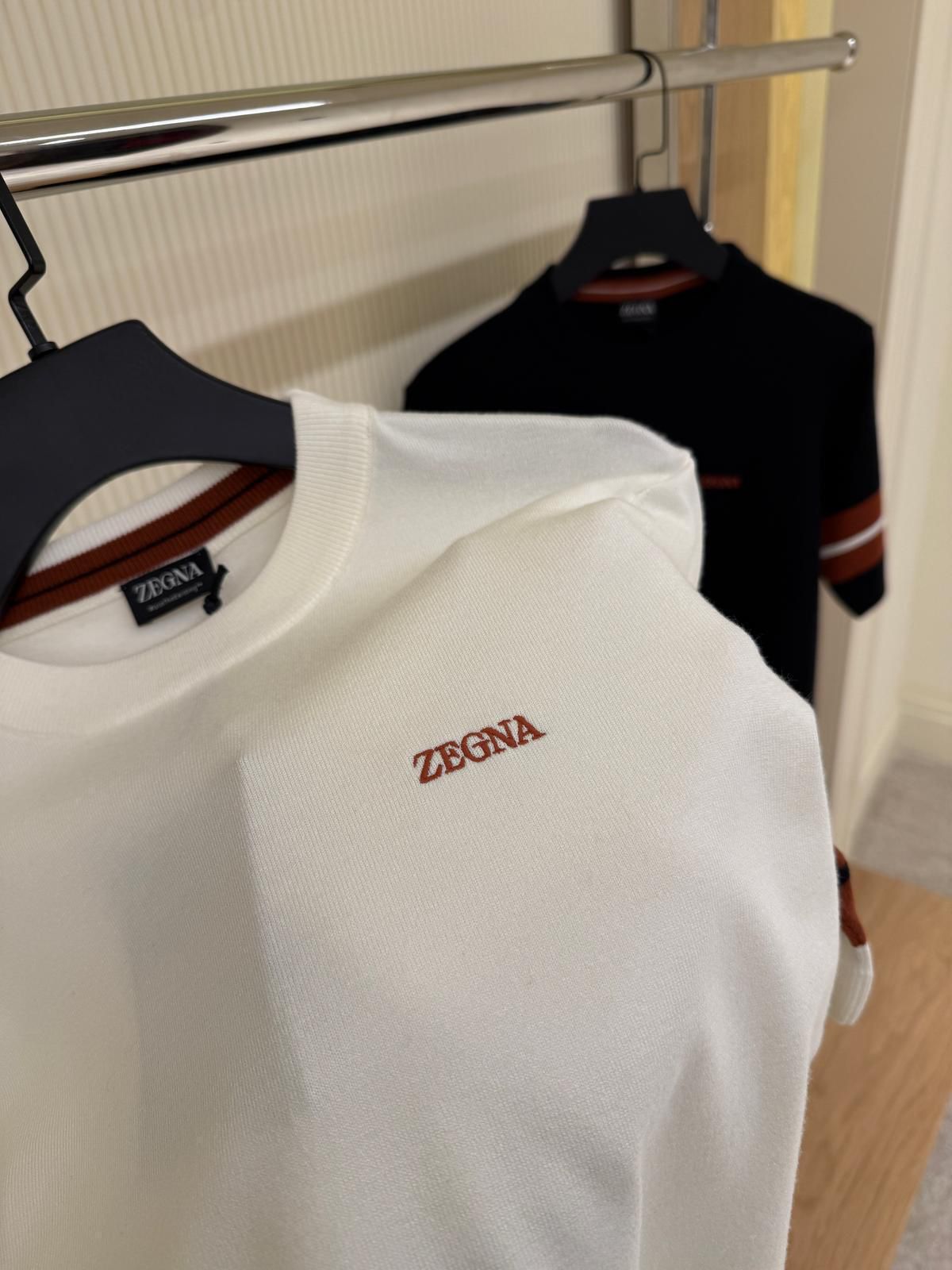 Zegna logo-embroidered T-shirt