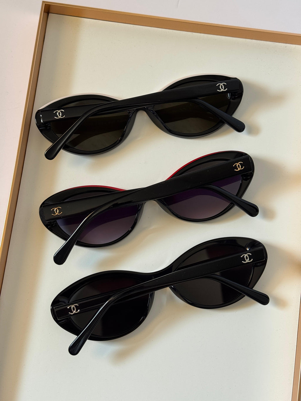 CHANEL Sunglasses: Oval
