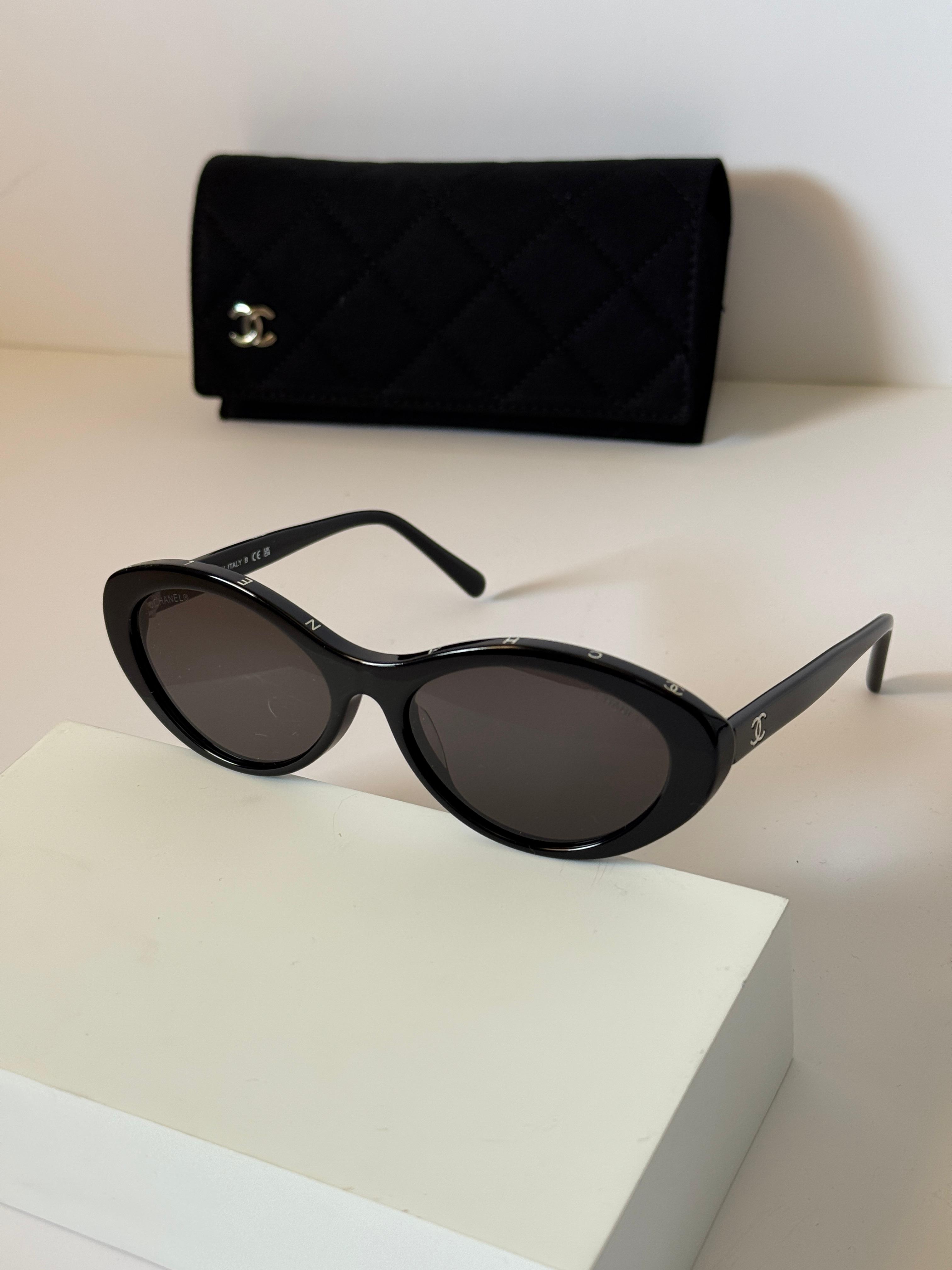 CHANEL Sunglasses: Oval