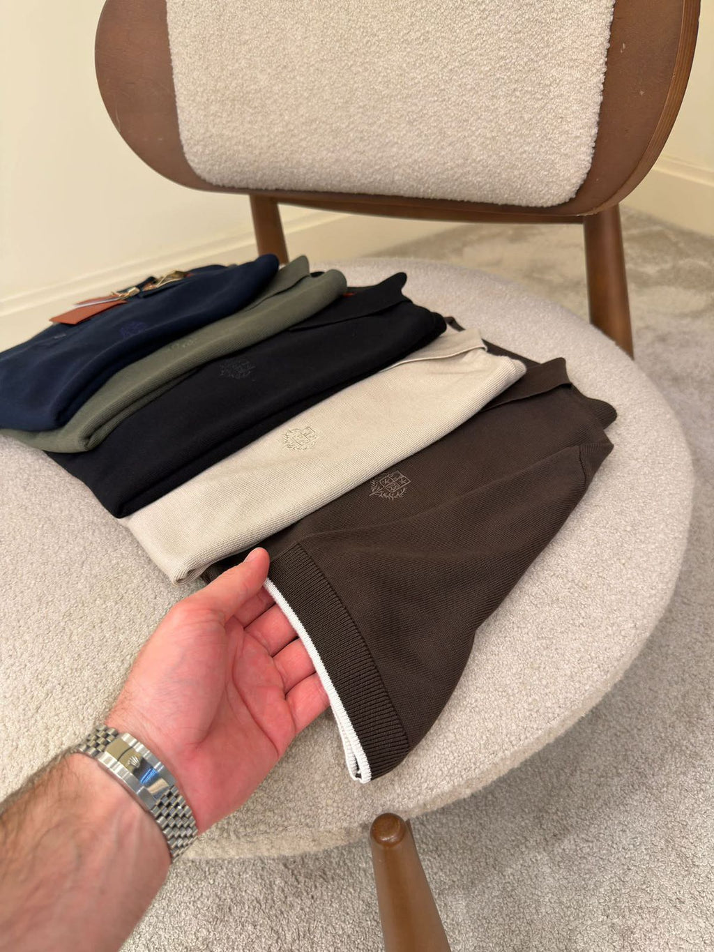 Loro Piana Polo Shirt Cashmere, Silk