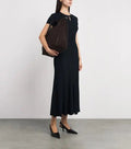 Sandro Paris black Knit Maxi Dress