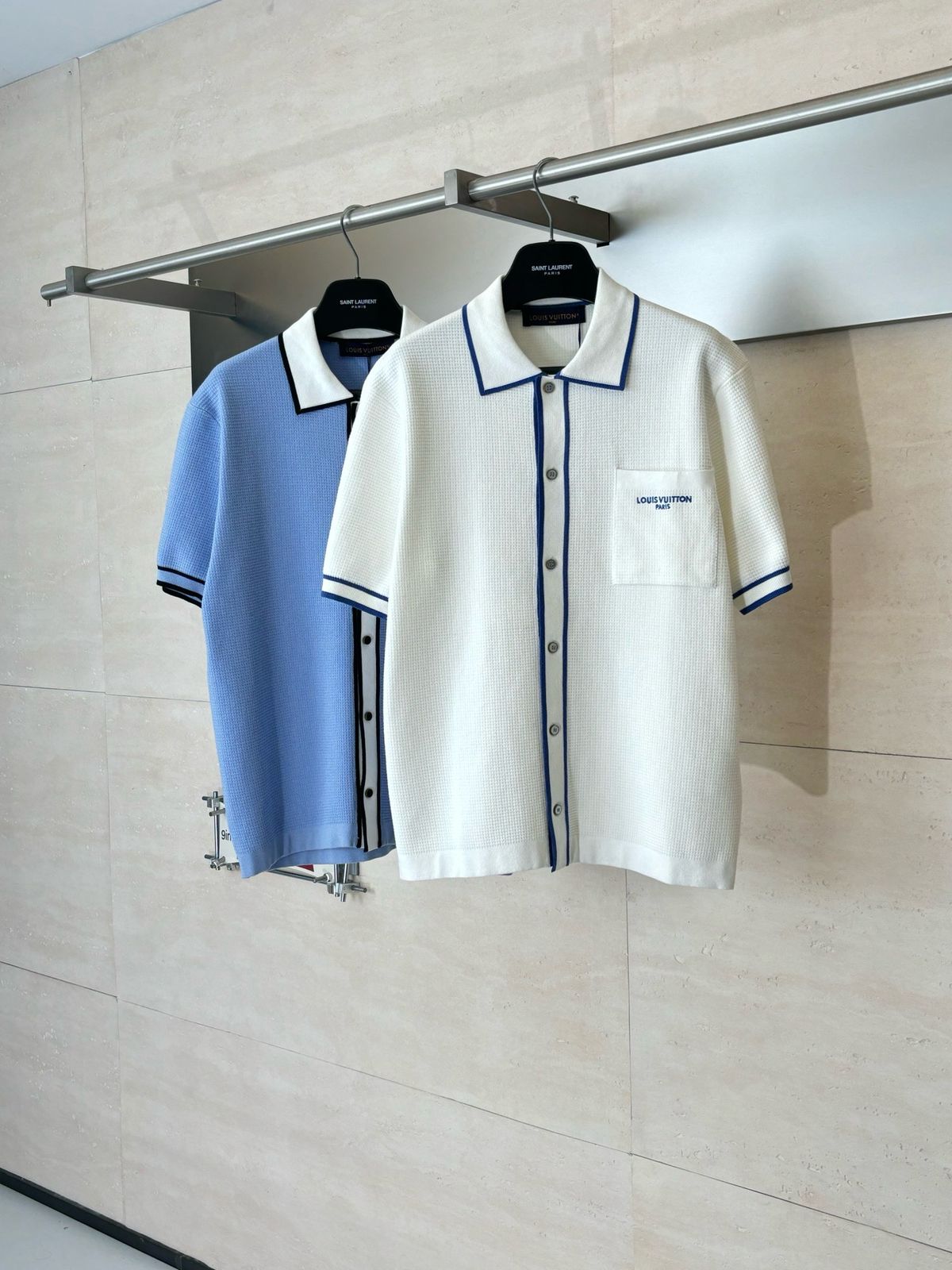 Louis Vuitton Waffle Signature Short-Sleeved Shirt