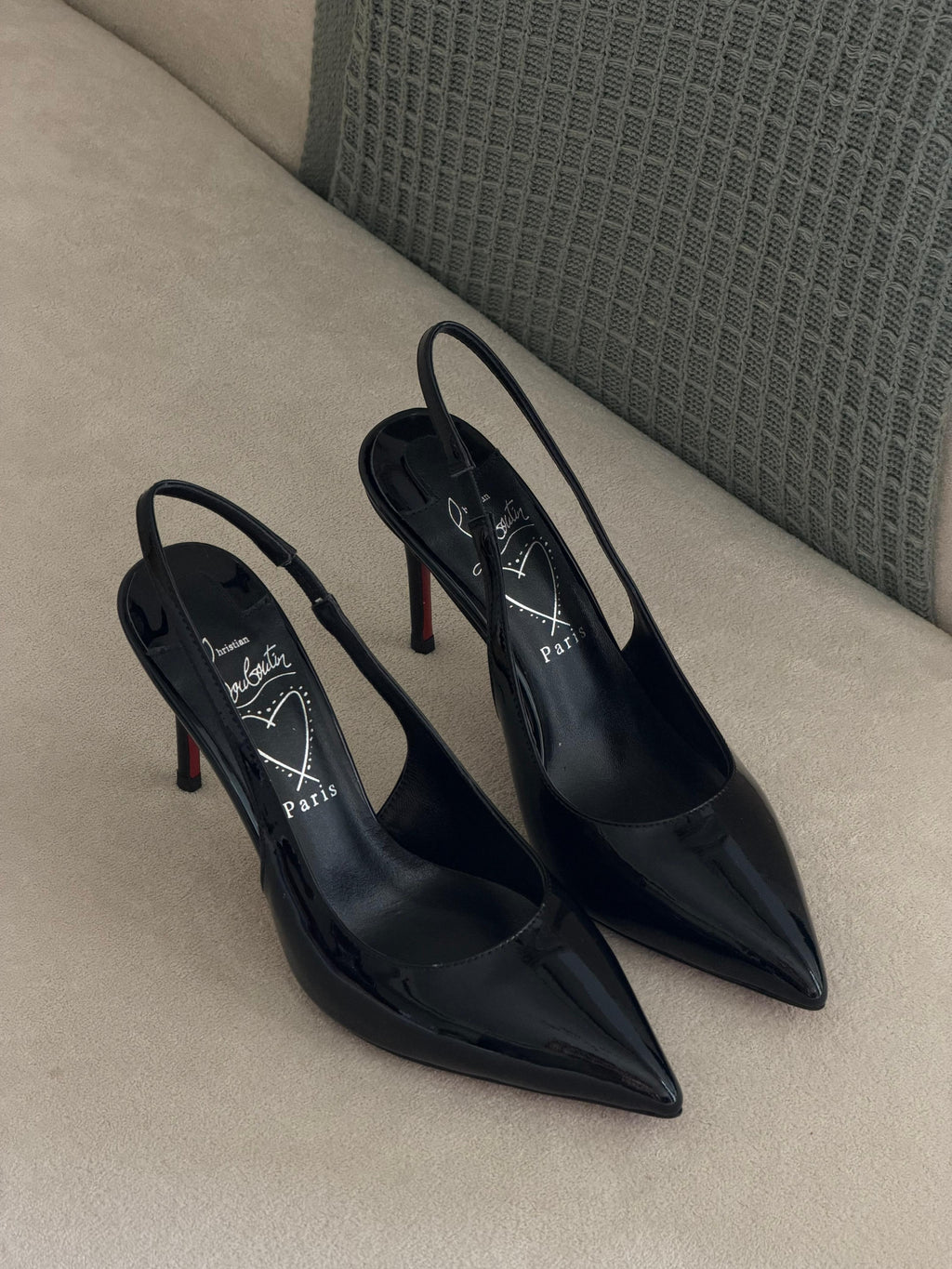 Christian Louboutin Miss Z 100 slingback pumps