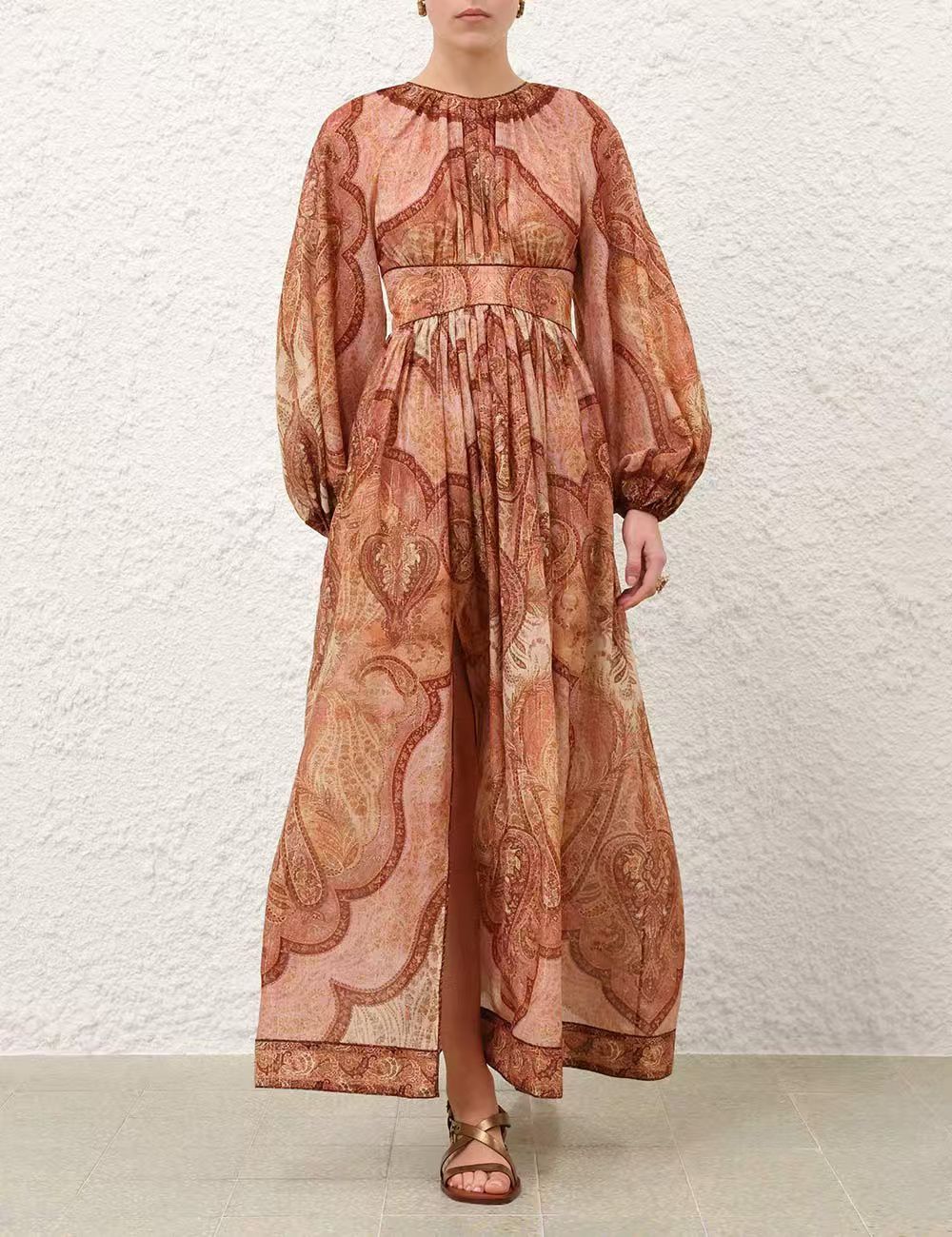 Zimmermann Red Wanderlust Midi Dress