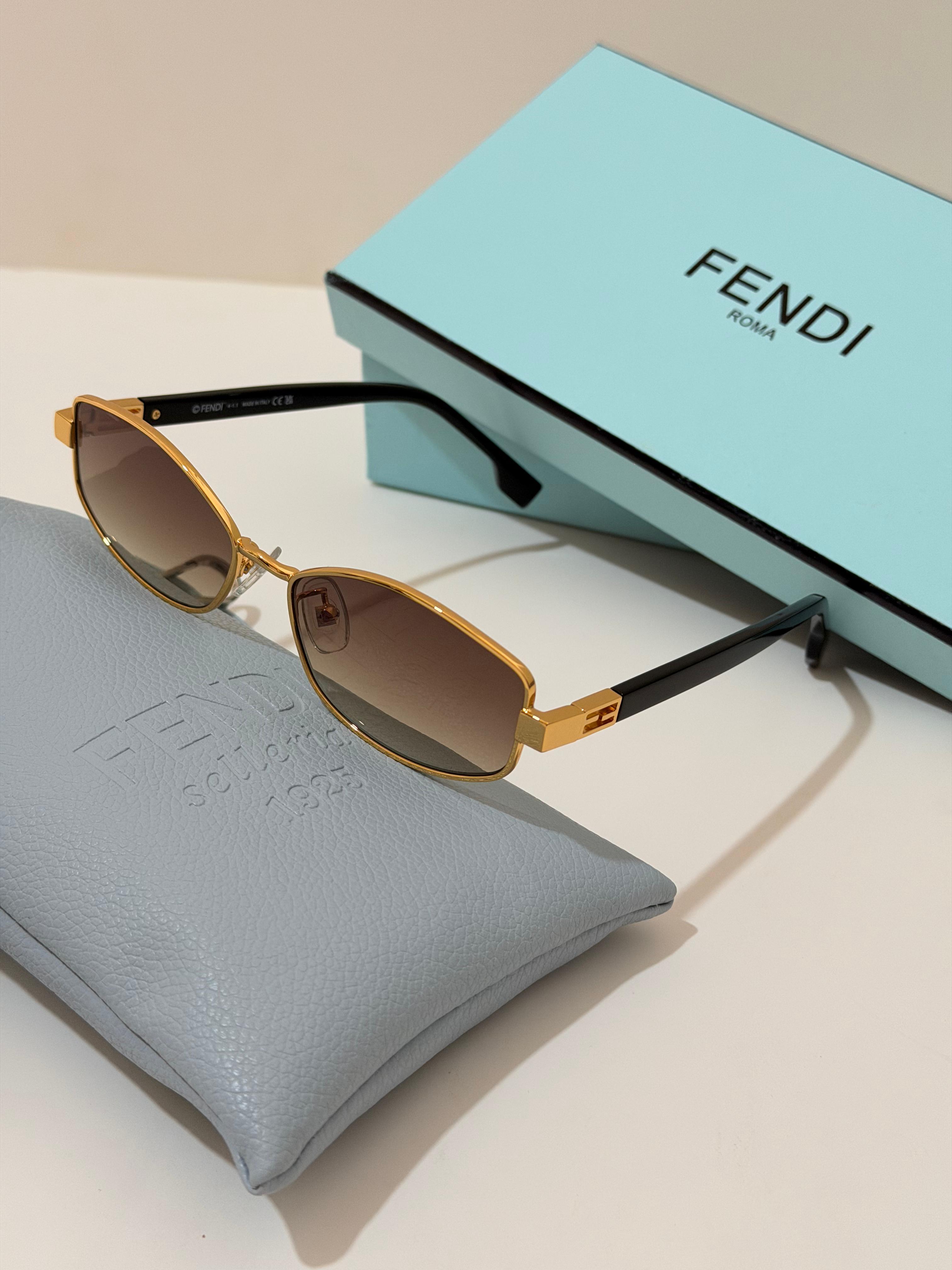 Fendi Baguette Oval Sunglasses