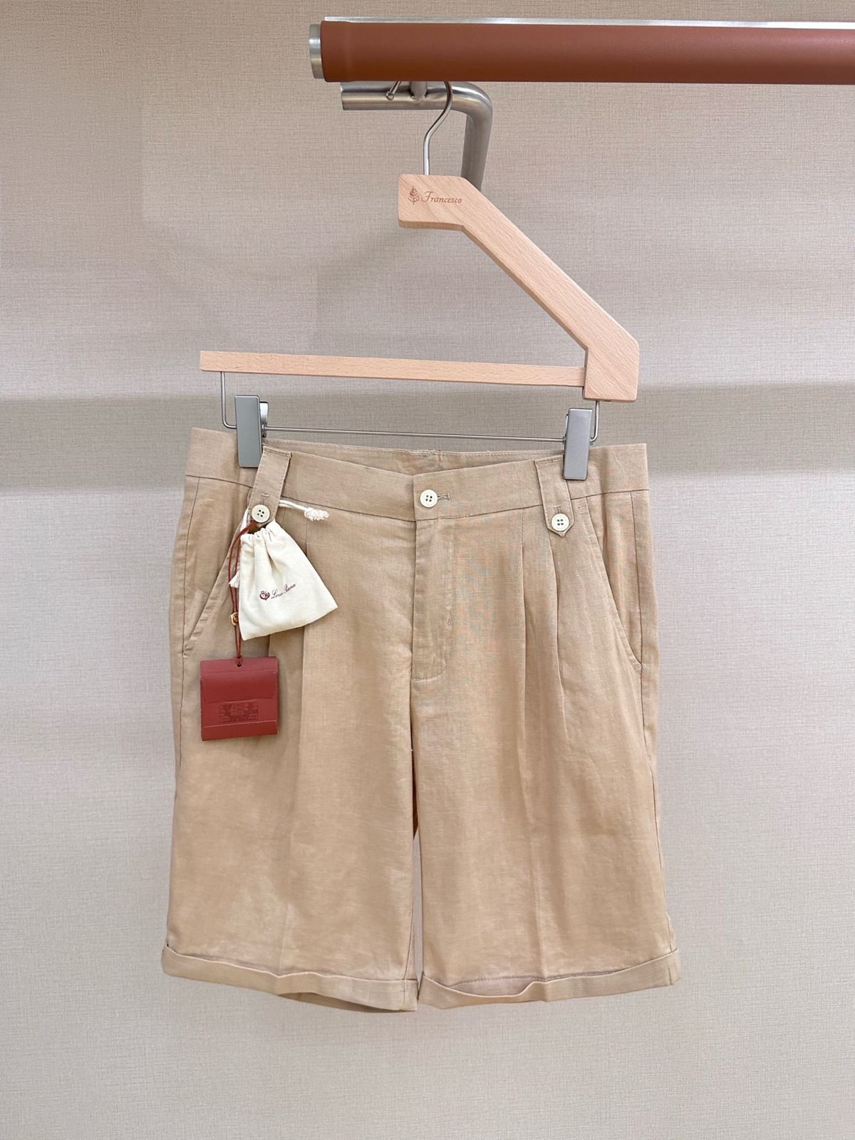 Loro Piana Linen shorts