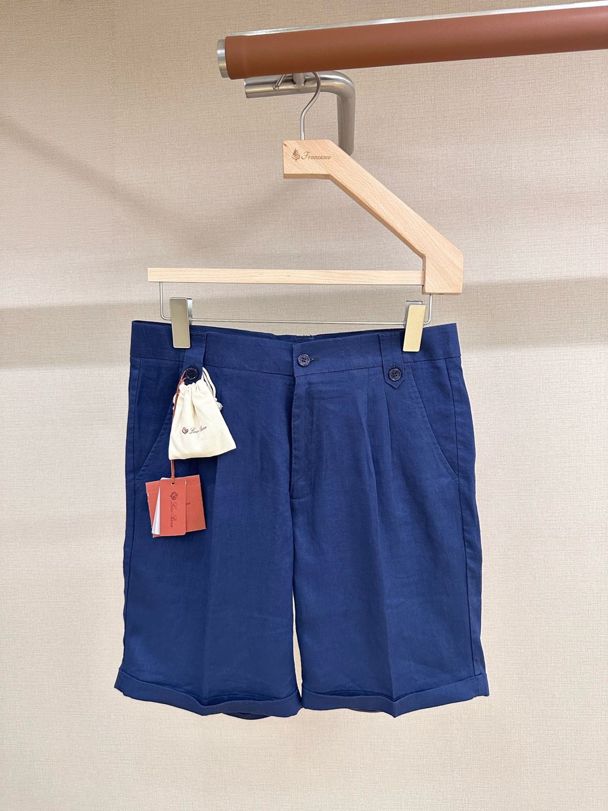Loro Piana Linen shorts
