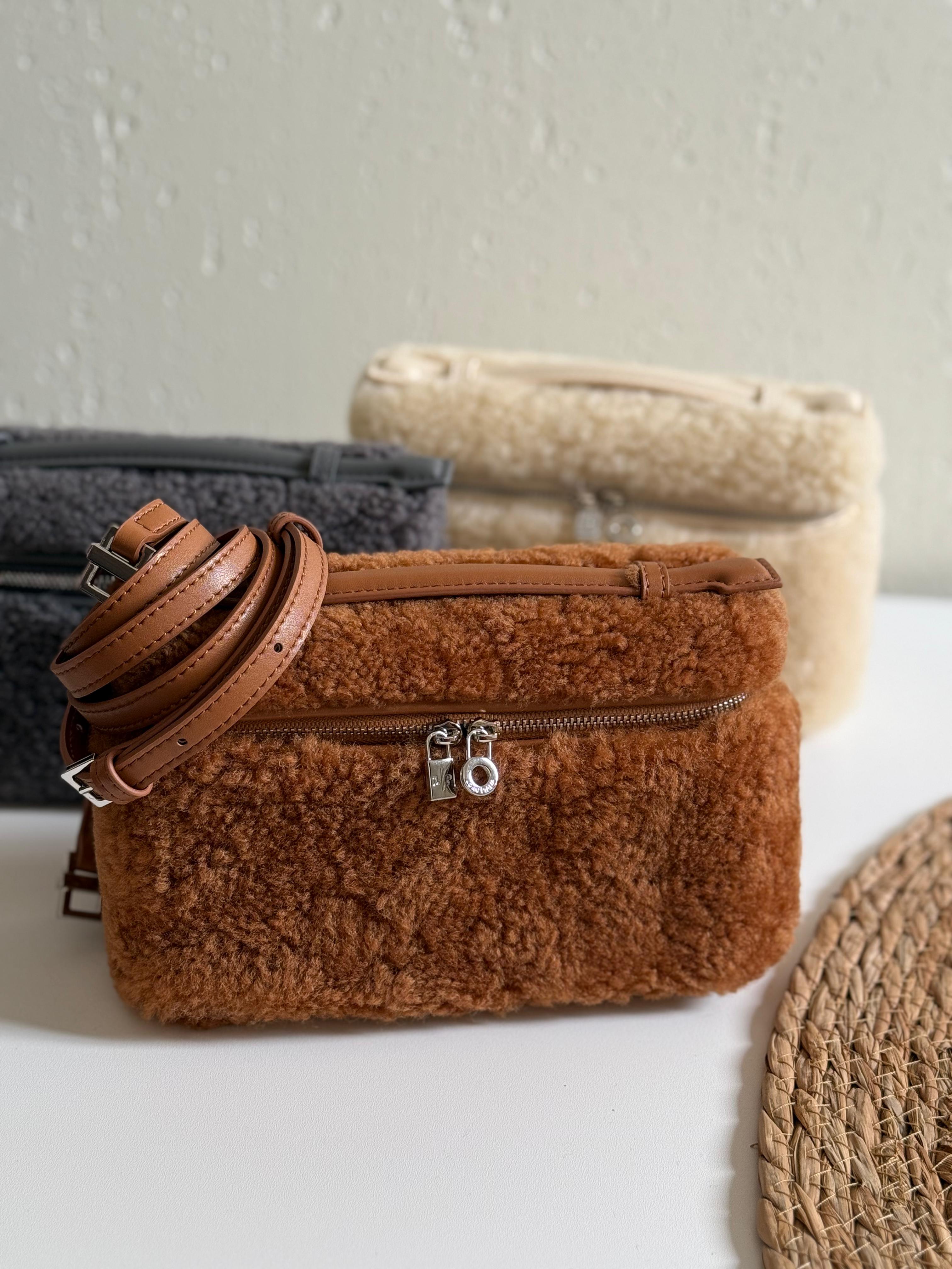 Faux Fur Top Handle