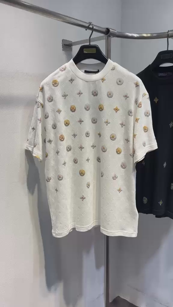 Louis Vuitton Overprinted Monogram Jacquard T-Shirt